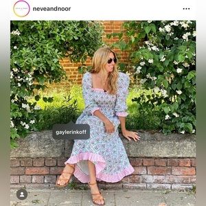 Neve & Noor Lavina Dress in Garden Trellis. Hard to get in the USA!